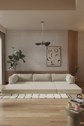 Modalife Legoom Köşe Açılır Kanepe Yatak Olabilen, Aktivite Koltuğu - Krem