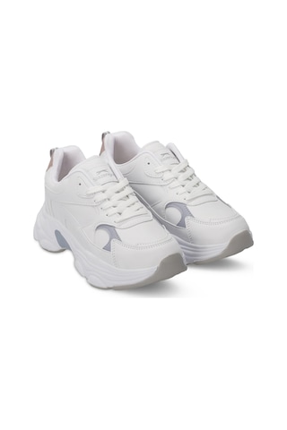 Slazenger ZUSA Kadın Koşu &amp; Yürüyüş Ayakkabı Beyaz / Pembe