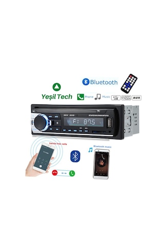 Exvol Kingwin EXW-21 Araba Oto Teyp 4x60W Bluetooth Usb Sd Aux 2 Yıl Garantili