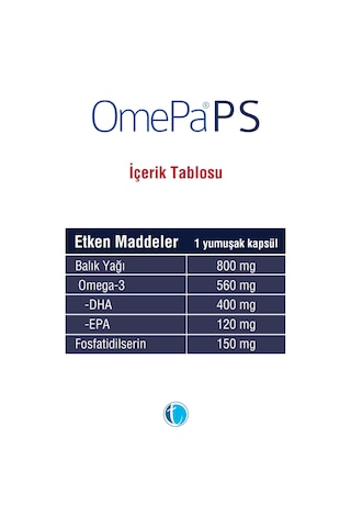 Omepa Ps 30 Yumuşak Kapsül