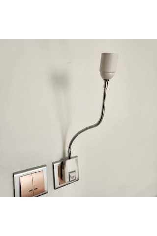 Prizi E27 Duya Dünüştürücü Anahtarlı Oynar Başlıklı Duy-30 cm