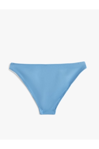 Koton Basic Bikini Altı İşleme Detaylı Normal Bel Mavi 4sak00121mm Mavi
