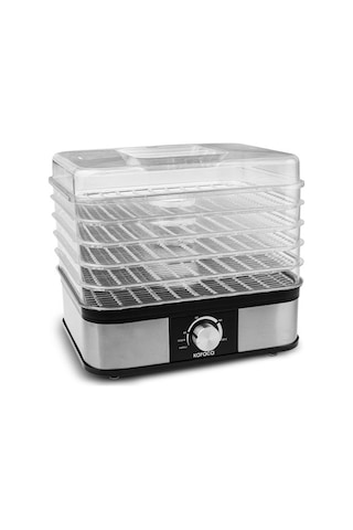 Karaca Meyve, Sebze ve Et Kurutma Makinesi, 5 Raflı, Ayarlanabilir Sıcaklıklı