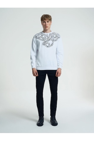 LOFT Oversize Fit Erkek Sweatshirt Lf2034957 Q1.v1 Beyaz