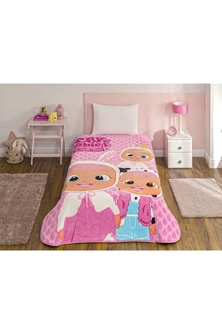 Lisanslı Cry Babies Tek Kişilik Battaniye 000000001500222942 Çok Renkli