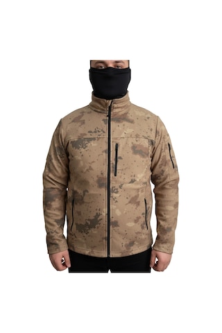 Mysia Outdoor Jandarma Kamuflaj Desen Taktik Polar Mont Avcı Mont 6 Cep Çok Renkli
