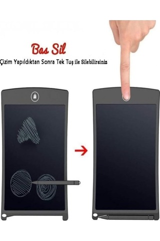 Dijital Yazı Tahtası - Çocuklar İçin Lcd Çizim Ve Yazı Tableti, Kalemli