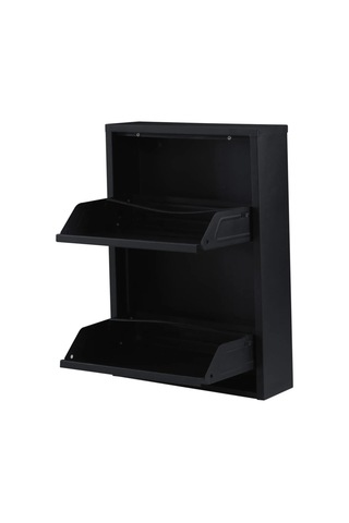 Arthur 2'li Ayakkabılık Siyah