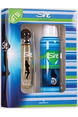 She İs Cool Kadın Parfüm EDT 50 ML + Deodorant 150 ML