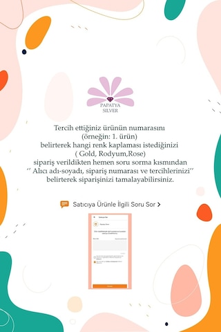 Papatya Silver 925 Ayar Gümüş Gold Kaplama Ortası Zirkon Doğum Taşlı , 0,08 Karat Pırlanta Çerçeveli Damla Kolye