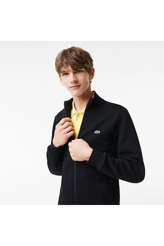 Lacoste Erkek Sweatshırt Sh9622-00-031 Siyah