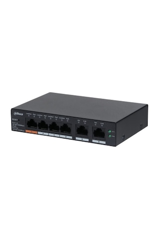 Dahua CS4006-4GT-60 4 Port PoE 60 W + 2 Port Uplink Cloud Yönetilebilir Gigabit Switch