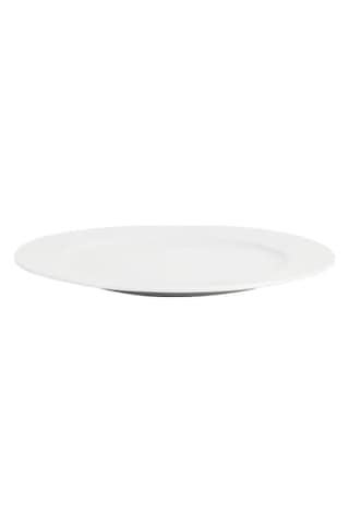 Porland 04alm003092 Sing Yemek Tabağı, Porselen Açık Gri