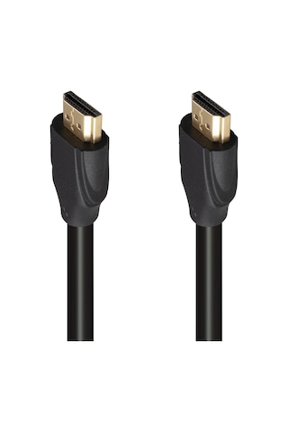 G-507k Plastik Düz Siyah 25 Metre Gold Poşetli Hdmı Kablo