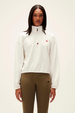 Bad Bear 22.04.12.004-c04 Scarlette Half Zip Kadın Sweatshirt Beyaz