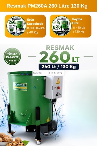 Resmak Pm260a Devir Ayarlı Ceviz Soyma Makinesi