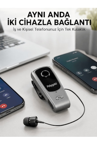 Mikrofonlu Ve Ses Kontrollü Kablosuz Kulak İçi Kulaklık - Uczzzpg920-8