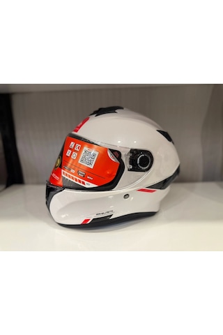 Mt Helmets Targo S Solid Kask Parlak Beyaz S-