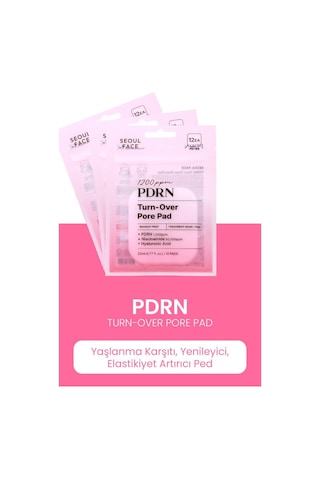 Dermal Gözenek Sıkılaştırıcı Cilt Yenileyici Tüm Cilt Tipleri İçin Pdrn Tonik Pad 12 Adet