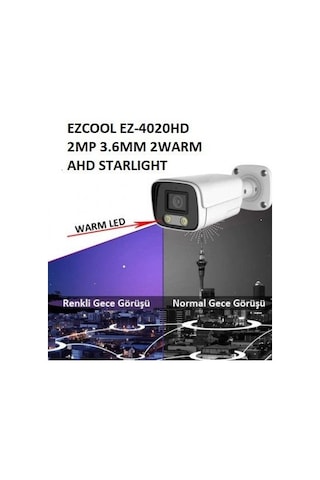 Ezcool Ez-4020hd 2 Mp 3.6mm Fullcolor Bullet Kamera