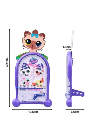 Pinball Littlest Pet Shop Eğitici Retro Eğitici Oyuncak Mor