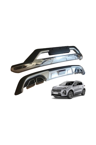 Autogp Kia Sportage Ön Ve Arka Koruma Difüzör 2019+ Makyajlı Agp-grd-2699
