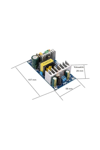 24v Dc 4a 100w Anahtarlamalı Güç Kaynağı Kartı Ac-dc 100w Modül