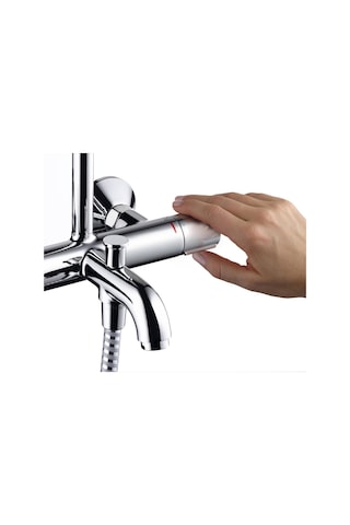 Hansgrohe Vernis Blend 200 1 Jet Termostatlı Duş Kolonu - 26274000 Krom