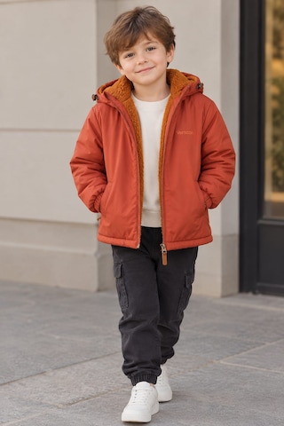 Verscon Su İtici Unisex Çocuk Mont/ Yağmurluk Kiremit