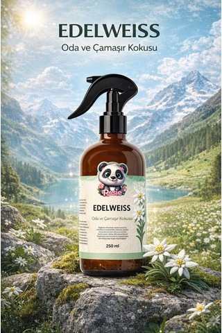 Edelweiss Sprey Oda Ve Giysi Kokusu 250 Ml, Alp Çiçeklerinin Ferah Zarafeti Fresh