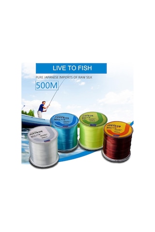 Sones 4.0 0.33mm 5.83kg Gerilim 500m Ekstra Güçlü İthal Ham İpek Naylon Olta Misinası Şeffaf