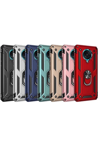 Xiaomi Redmi K30 Pro Kılıf Yüzüklü Zırh Tank Vega