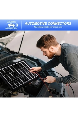 Besthome1 20w Güneş Şarj Paneli 7 Usb Portlu Taşınabilir Power Bank Dream011 Newaonasen Sku6177