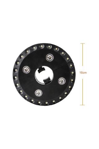 Sones 24 + 4 Led Şemsiye Işık Balkon Acil Çadır Işık 2.5-3.5cm Kutup İçin Kamp Işık Çok Renkli