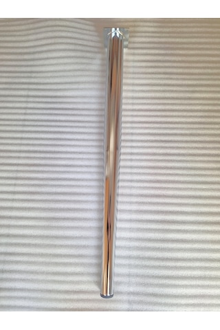 4 Adet-metal Konik Ayak-masa Ayağı-gümüş Renk-73.5cm- Boru Çapı 5.1cm