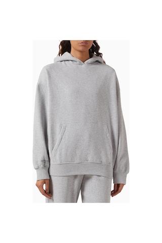Represent Boyfriend Hoodie, Premium Brushed Fleece Kapüşonlu Sweatshirt Gri