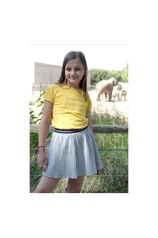 Pamuk Tişört Sarı Nanna Fashion 2022-G-0003