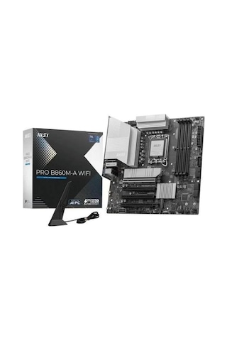 Msı Pro B860m-a Wıfı7 Ddr5 Hdmı-dp Pcıe 5.0 1851p Matx