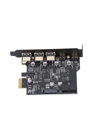 Xindoker Masaüstü Bilgisayarlar İçin Pcıe'den Usb 3.2'ye Genişletme Kartı - 5 Port 3x Usb-a, 2x Usb-c - 20 Gbps Transfer Hızı - Windows Ve Linux Desteği