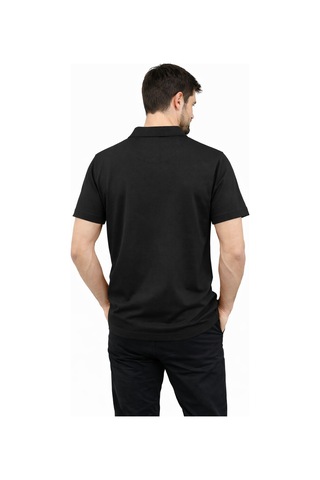 Mekaizen Erkek Slim Fit Polo Yaka Tişört Dar Kesim Basic Kısa Kollu Günlük T-shirt SIYAH