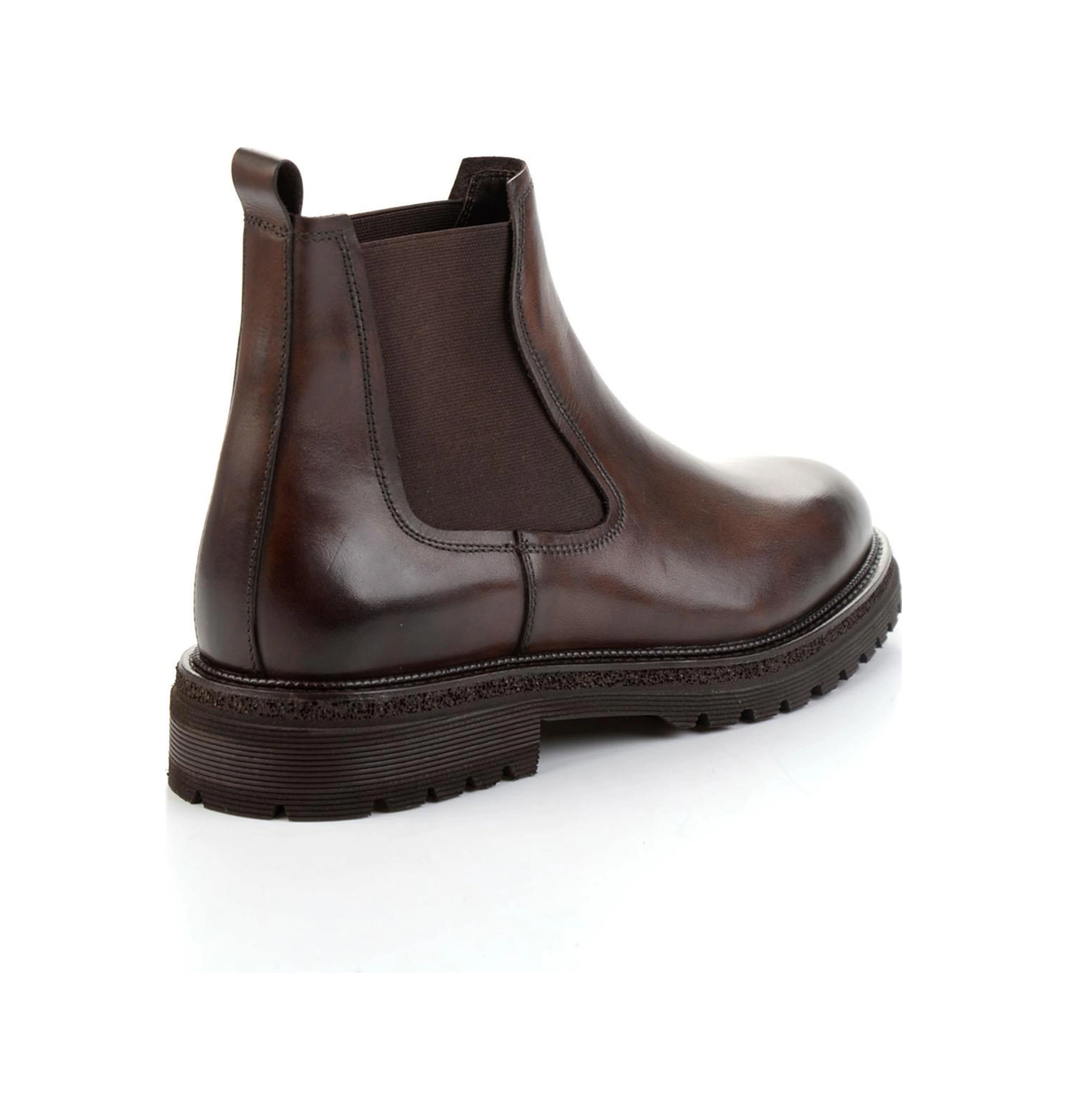 Bambi Kahve Hakiki Deri Erkek Bot & Bootie E02901010341 Kahve