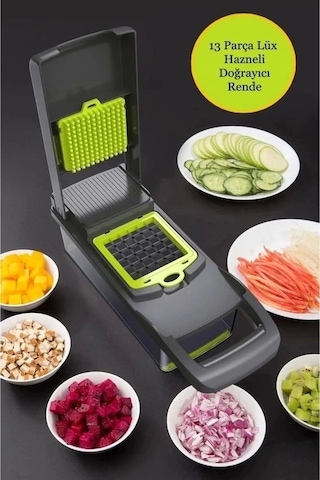 Mzf Çok Fonksiyonlu Sebze Doğrayıcı 13 Parça