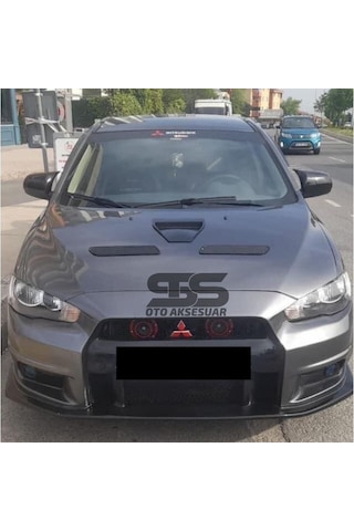 Mitsubishi Lancer 2008-2013 Uyumlu Batman Yarasa Ayna Kapağı Piano Black Abs Plastik Sts Oto Aksesuar