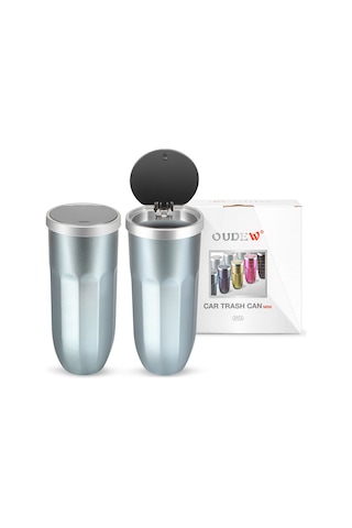 Youmex Dayanıklı Ve Kompakt Araç Çöp Kutusu İle Aromaterapi Difüzörlü Araç Tutucu Mavi