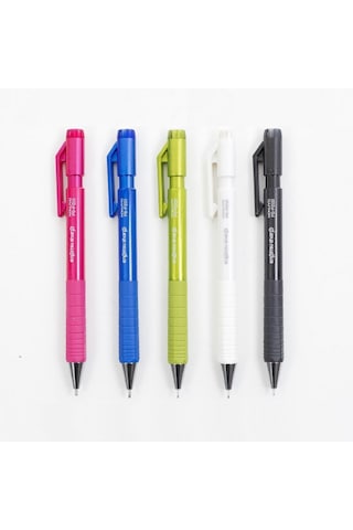 Kokuyo Enpitsu Sharp Type-s Mekanik Uçlu Kalem - Siyah Gövde 0.9 Mm