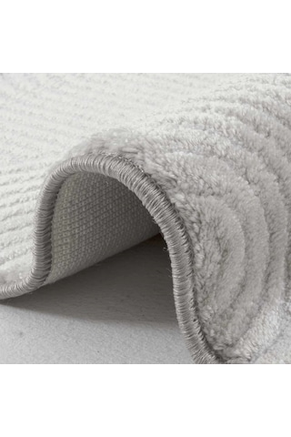 Hoom Rugs Akik 8614 Gri Modern Makine Halısı Gri
