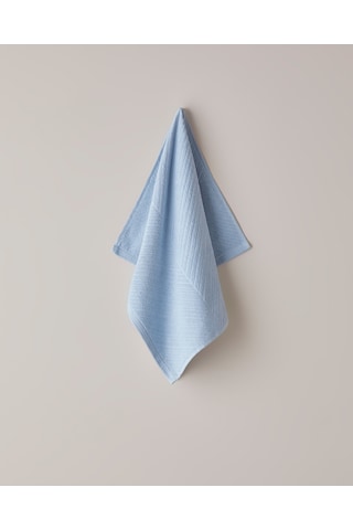 English Home Twill Pamuk Yüz Havlusu 50x70 Cm Açık Mavi Açık Mavi