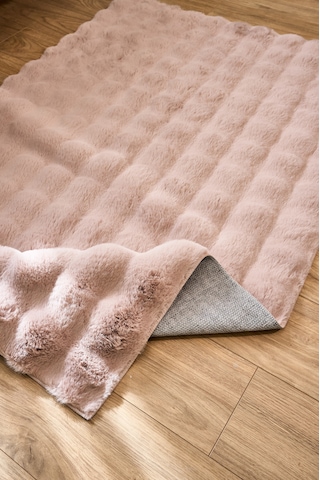 Yünteks Bubble Kabartmalı Peluş Post Halı 120x180 Pudra