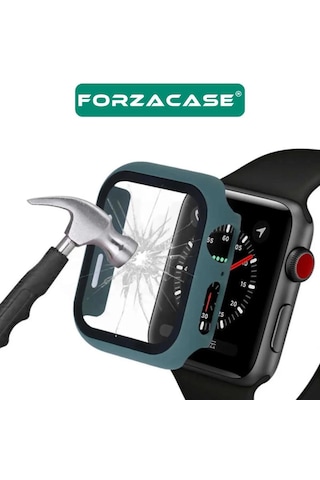 Forzacase Apple Uyumlu Watch  Ultra 3 49mm İle   Önü Kapalı Ekran Korumalı Sert Rubber Kılıf - Fc015