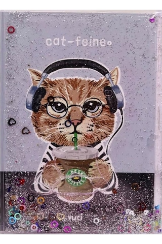 Vuki Kedi Sulu Kapaklı A5 Defter Vk-0109-06